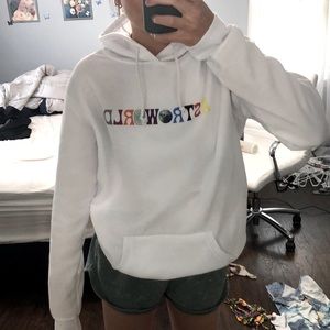 White astroworld Travis Scott hoodie